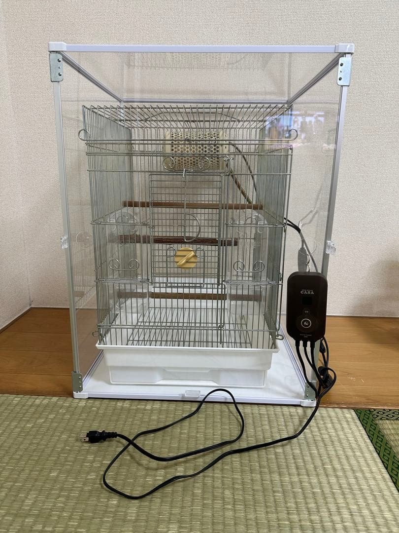 HOEI 35手のりG鳥ケージ＋アクリル保温カバー HOEI】ケージカバークリア35【直販限定】 | 鳥かご・ペットケージの